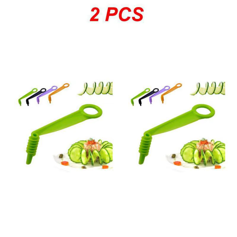Manual Spiral Screw Slicer Plastic Potato Carrot Cucumber Cutter Slicer Fruit Vegetables Tools Kitchen Gadgets Accessories