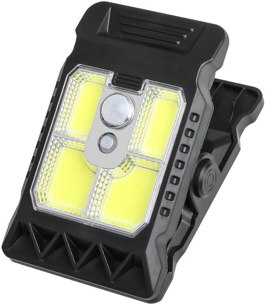 Clip on Solar Lights Outdoor Waterproof,45 Leds Solar Motion Sensor Lights Outdoor 3 Modes 3 Mounting Ways, Solar Security Lights for Fence, Wall, Patio