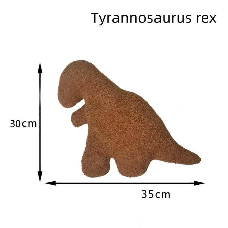 Nugget Pillow Dino Chicken Nugget Plush Pillow Cartoon Dinosaur Plushies Toys Stuffed Animal Doll for Kids Children Gift