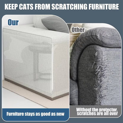 1 Roll anti Cat Scratch Furniture Protector Tape Self-Adhesive PVC Transparent Tape Couch Guard Pads Stickers for Couch Sofa