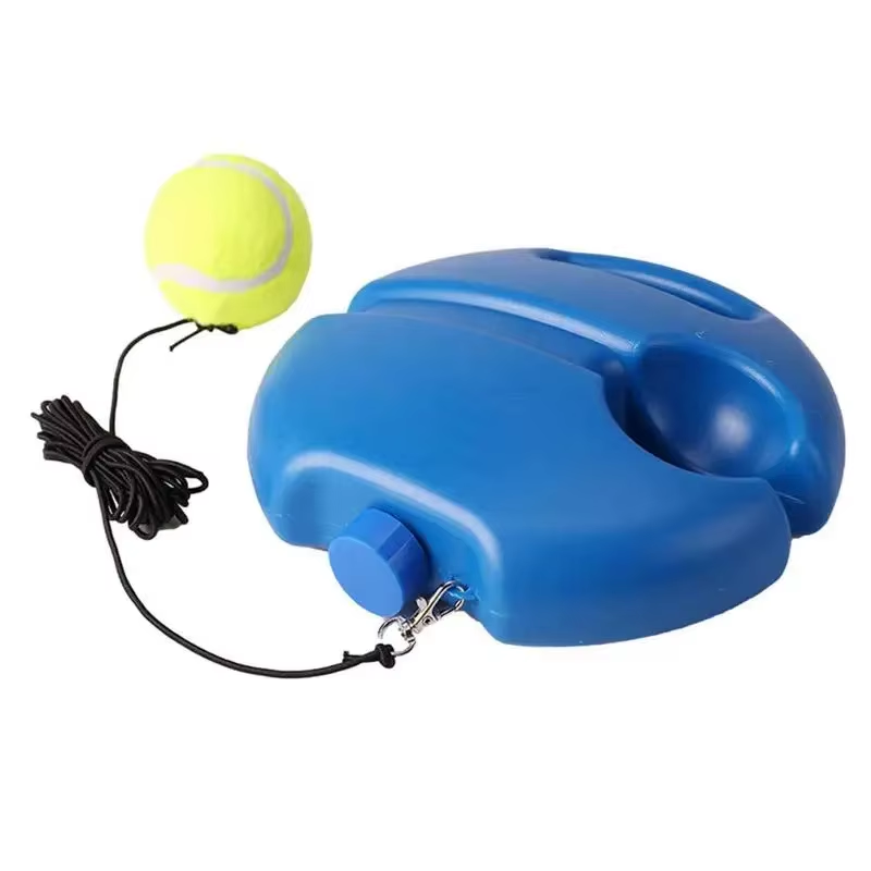Professional Tennis Training Aids Bases with Elastic Rope Ball Practice Self-Duty Rebound Tennis Trainer Tennis Practice Tool