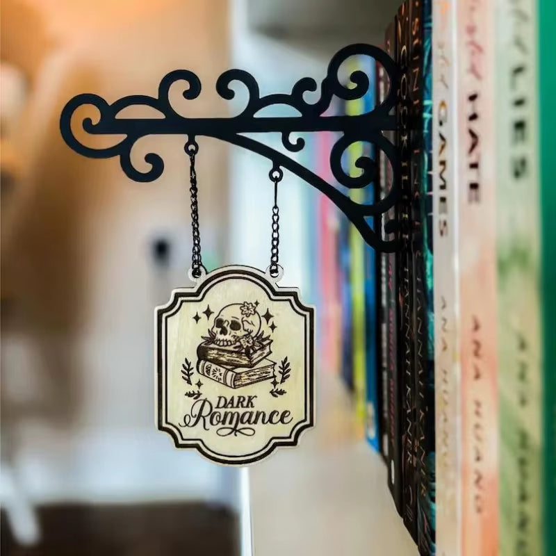 Book Decor, Literary Hangable Sign Readers, Creative Reading Accessories for Enthusiasts, Wall Art Decoration, Home Display