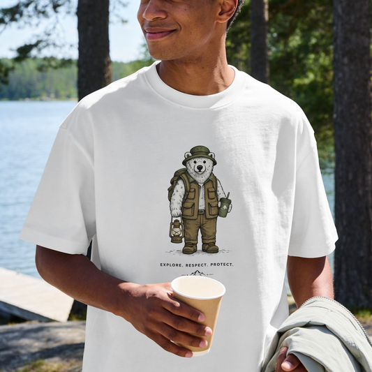 Bear Hunter Tee — Vintage Outdoorsman Graphic T-Shirt