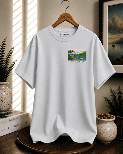 Beach Sunset Graphic Tee — 'Savor the Sunset' Coastal T-Shirt