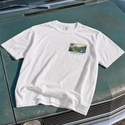Beach Sunset Graphic Tee — 'Savor the Sunset' Coastal T-Shirt