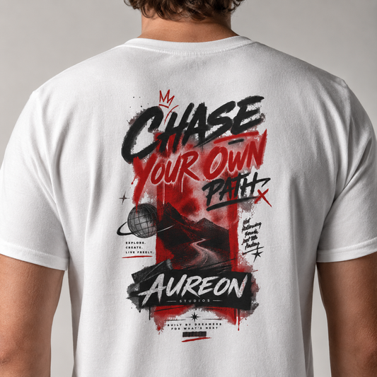 Chase Your Own Path Graphic Tee — Motivational Streetwear T-Shirt