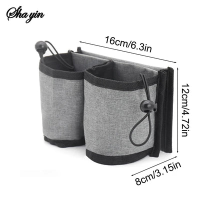 Travel Luggage Cup Holder Durable Free Hand Suitcase Drink Bag Travel Milk Tea Coffee Mugs Holder Fits All Suitcase Handles