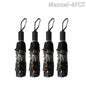 British Wind Rainforest Arch Transparent Umbrella Stained Glass Transparent Umbrella Long Handle Automatic Large Romantic Sunny
