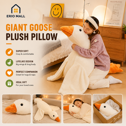 Giant Plush Goose Pillow Toy