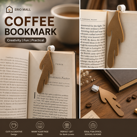 Creative Coffee Cup Bookmark