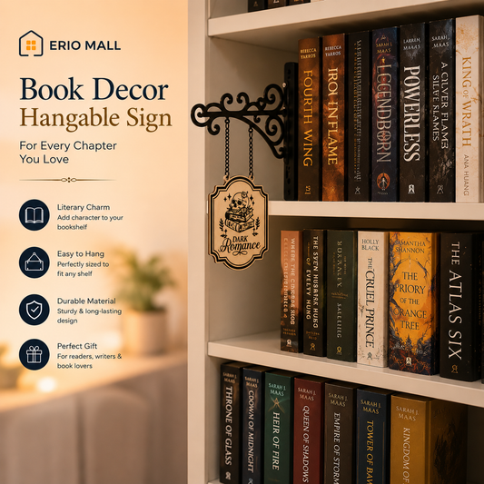 Literary Hanging Wall Decor Sign