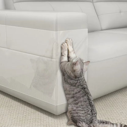 1 Roll anti Cat Scratch Furniture Protector Tape Self-Adhesive PVC Transparent Tape Couch Guard Pads Stickers for Couch Sofa