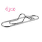 4 Multifunctional Pen Clip Pen Hanging Love Paper Clip Pen Button Notebook Accessories Fixed Seat Pen Clip