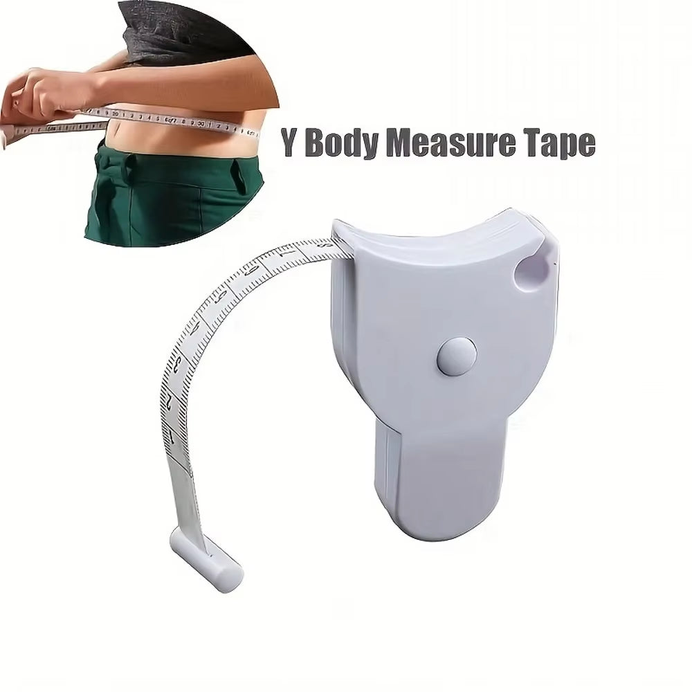 Portable Automatic Telescopic Tape Circumference Sewing Tailor Dressmaking Measure Ruler Meter Film for Waist Chest Legs