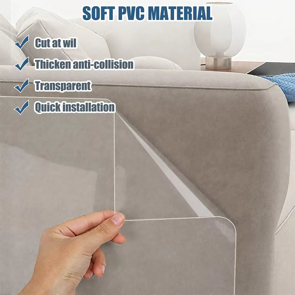 1 Roll anti Cat Scratch Furniture Protector Tape Self-Adhesive PVC Transparent Tape Couch Guard Pads Stickers for Couch Sofa