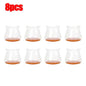 16/4Pcs Chair Leg Caps Silicone Feet Protector Pads Furniture Table Covers Socks Plugs Cover Furniture Leveling Feet Home Decor