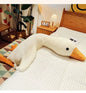 50/130Cm Giant Long Plush White Goose Toy Stuffed Lifelike Big Wings Duck Hug Massage Throw Pillow Boyfriend Cushion for Girl